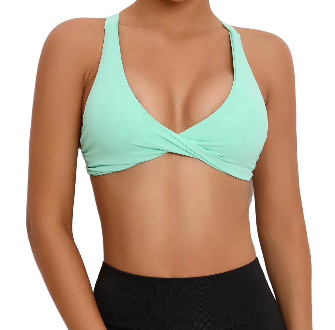 Twist Halter Bra Top