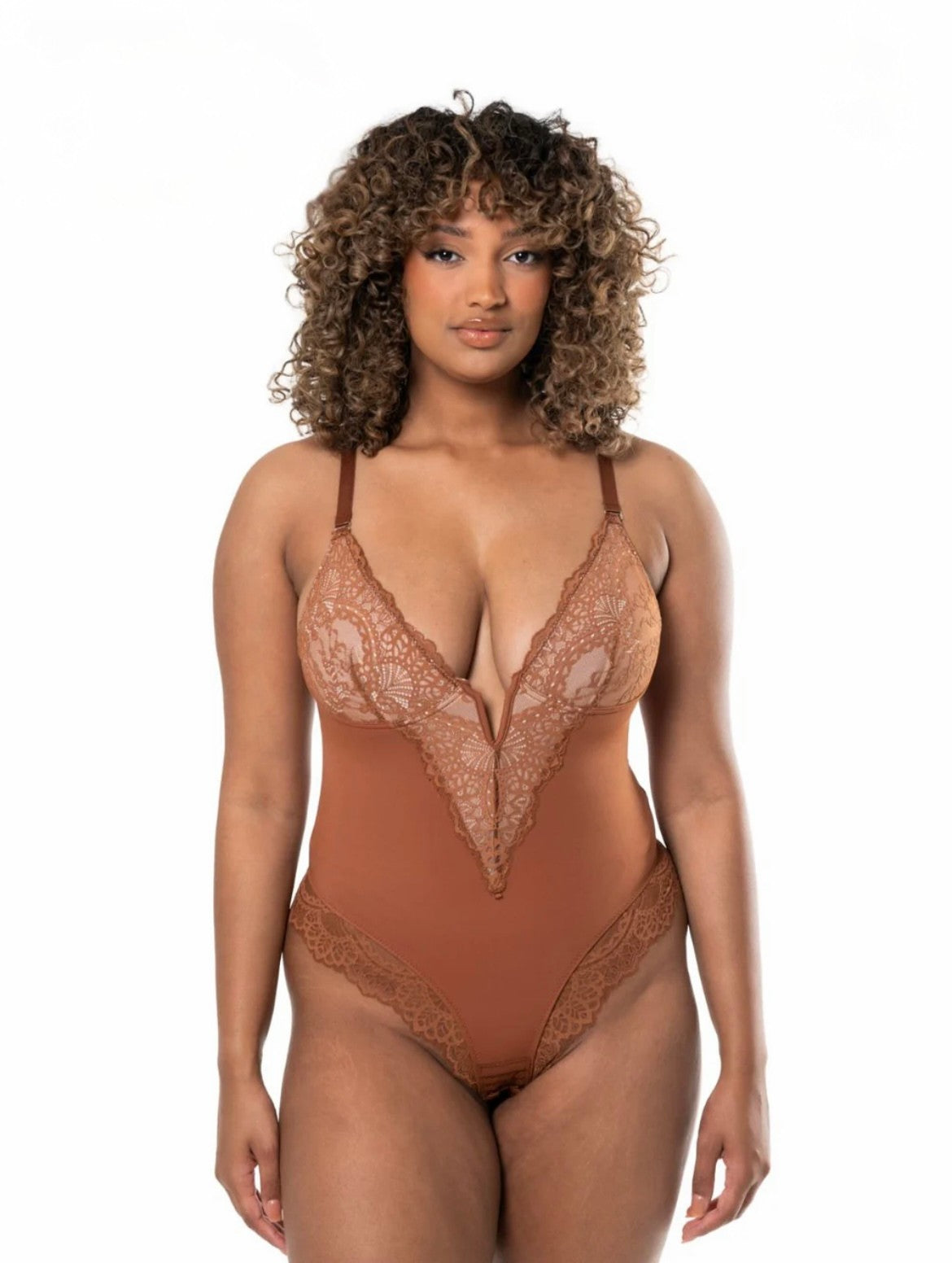 Curve Control Lace Bodysuit
