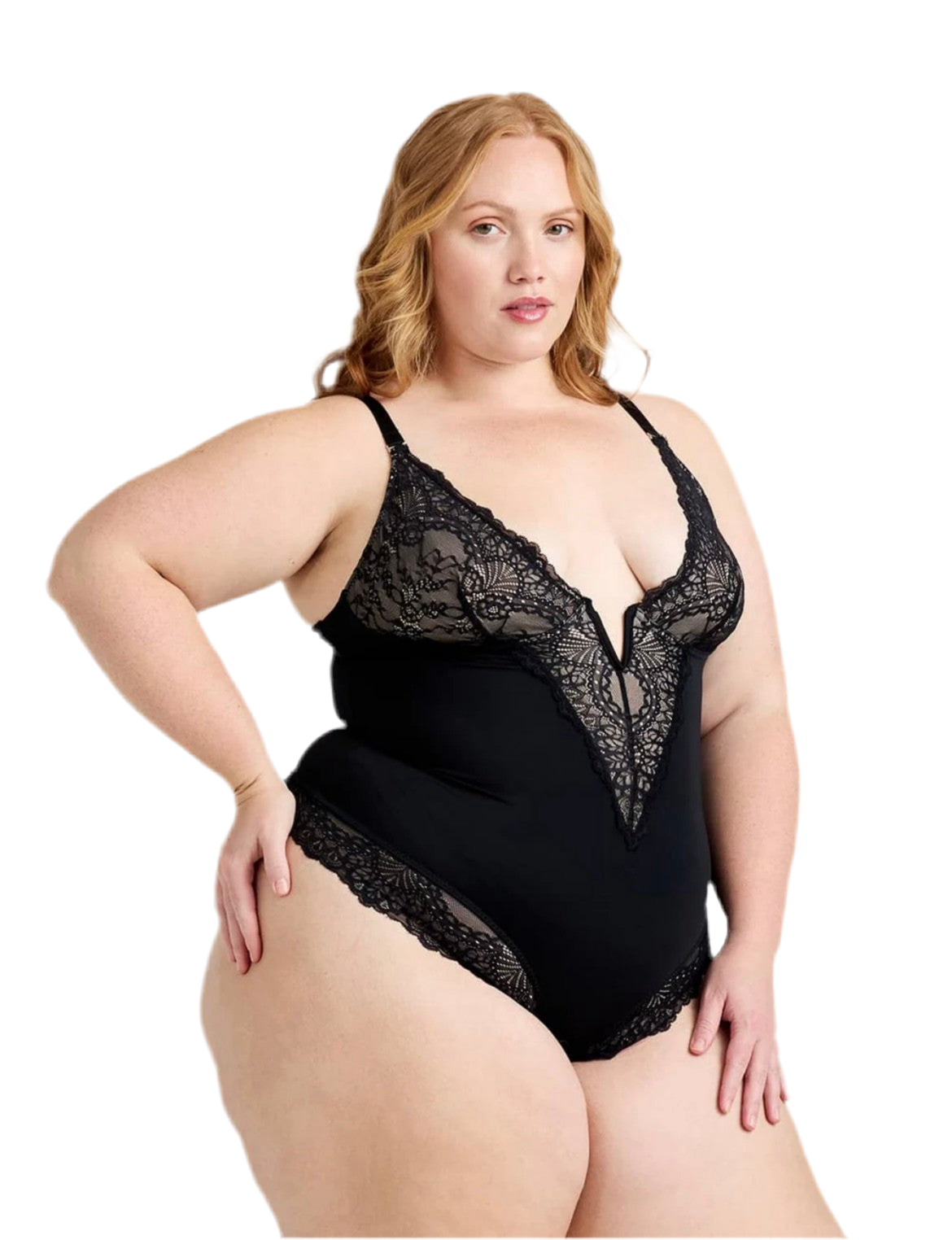 Curve Control Lace Bodysuit