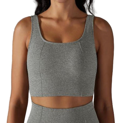 Seamless Textured Sports Bra