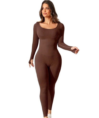 Ribbed Sculpting Full Body Suit