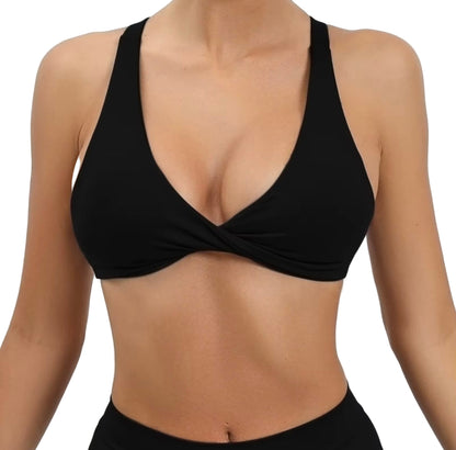 Twist Halter Bra Top
