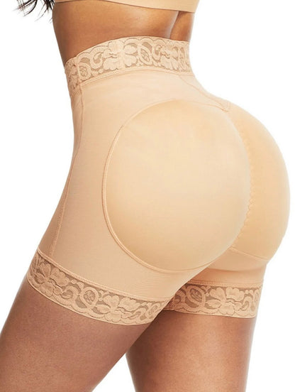 Seamless Lace-Trim Shaping Shorts
