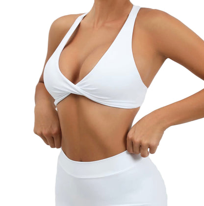 Twist Halter Bra Top