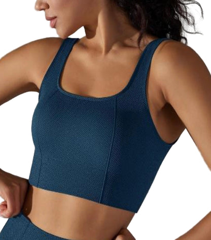 Seamless Textured Sports Bra