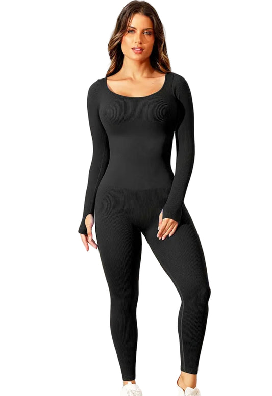 Ribbed Sculpting Full Body Suit