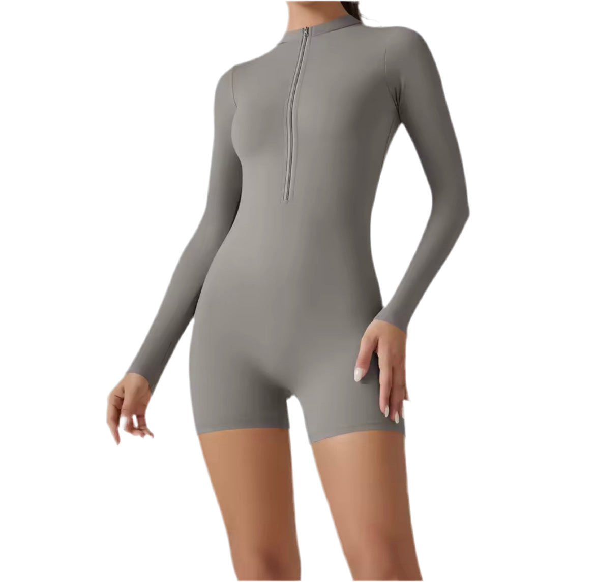 SleekFit Long Sleeve Romper