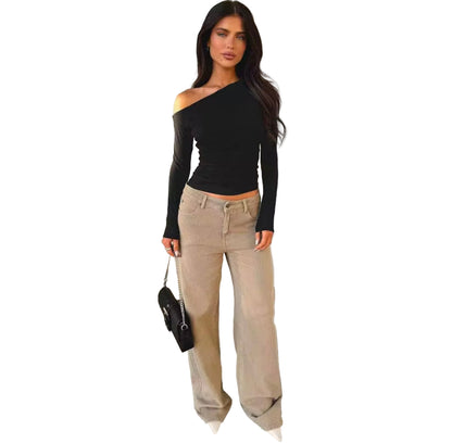 Asymmetry Long-Sleeve Top