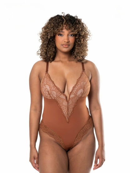 Curve Control  Lace Bodysuit