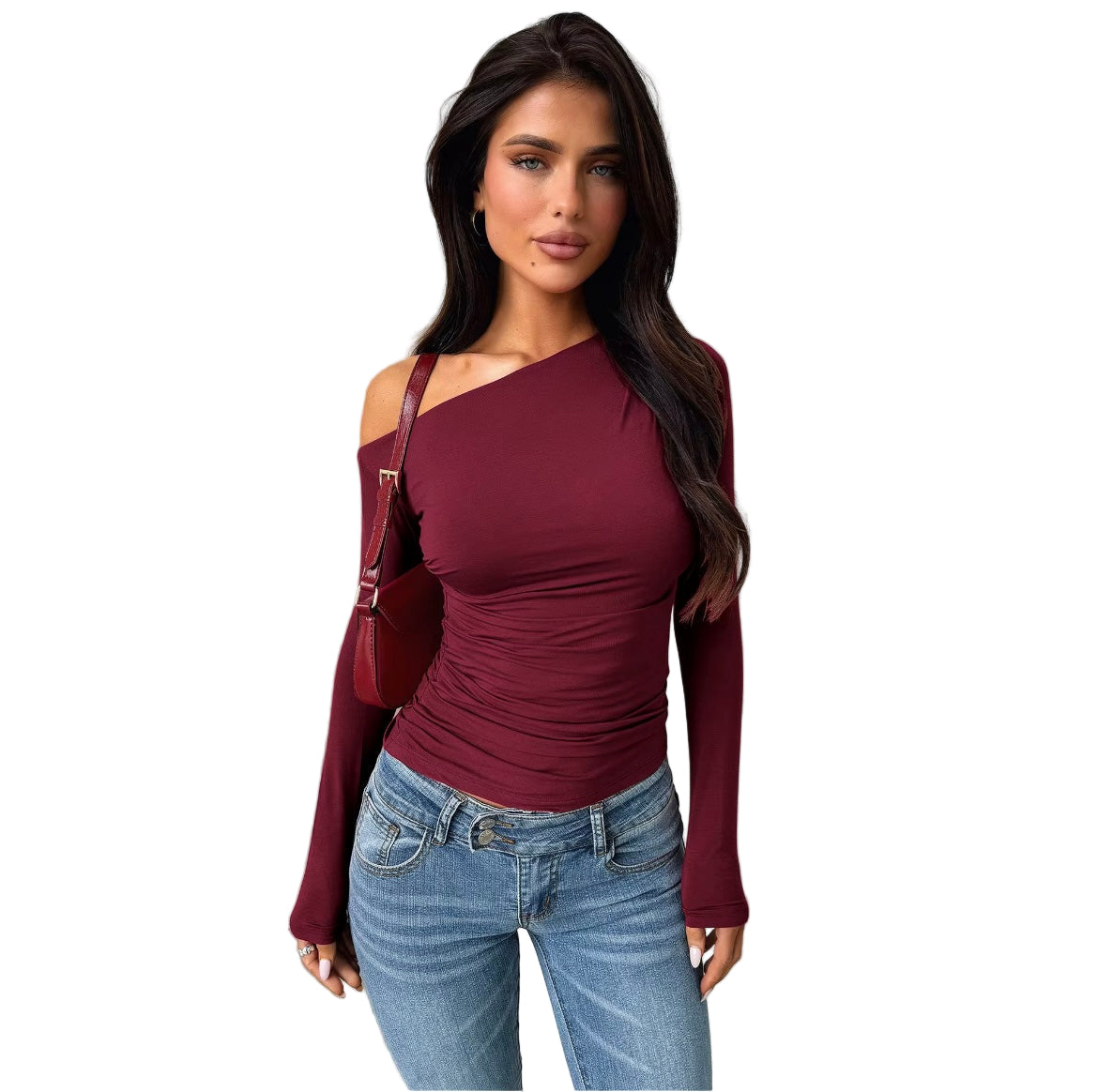 Asymmetry Long-Sleeve Top
