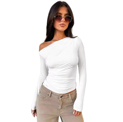 Asymmetry Long-Sleeve Top
