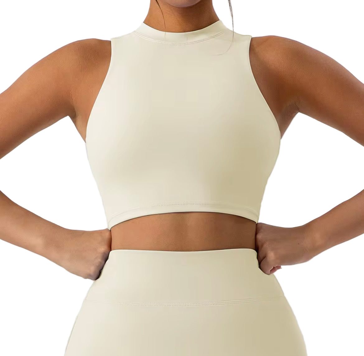 Sculpt High-Neck Crop